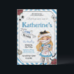 Horror Alice in wonderland Birthday invitation<br><div class="desc">make your next birthday special with this beautiful Horror Alice in wonderland Inspired birthday invitation.</div>
