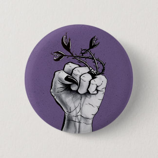 Horror Art Black Magic Ring Hand Dark Fantasy Button