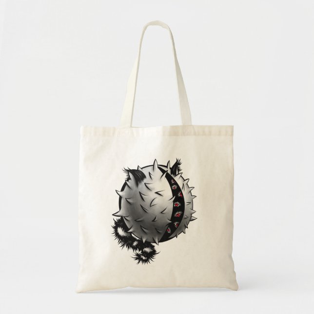 Horror Art Dark Fantasy Monster Tote Bag (Front)
