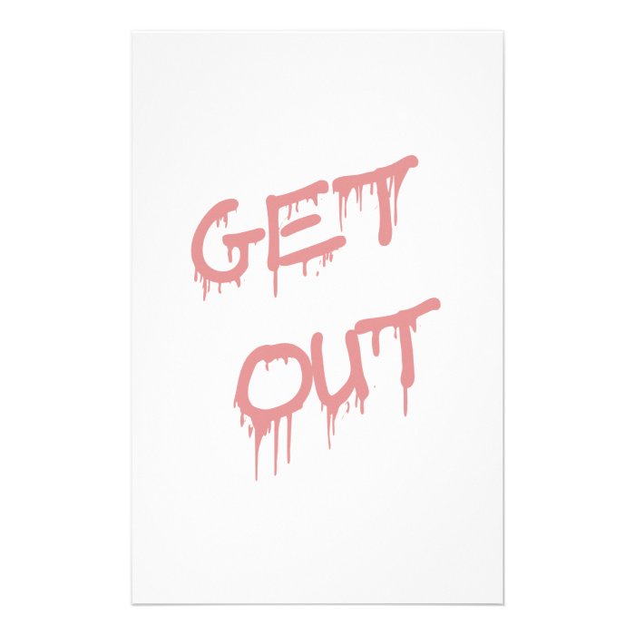 Horror Blood Writing Stationary Stationery Design