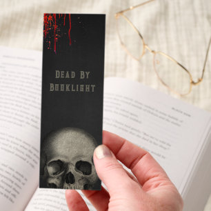 Horror Book Club Creepy Skull Bookmarks