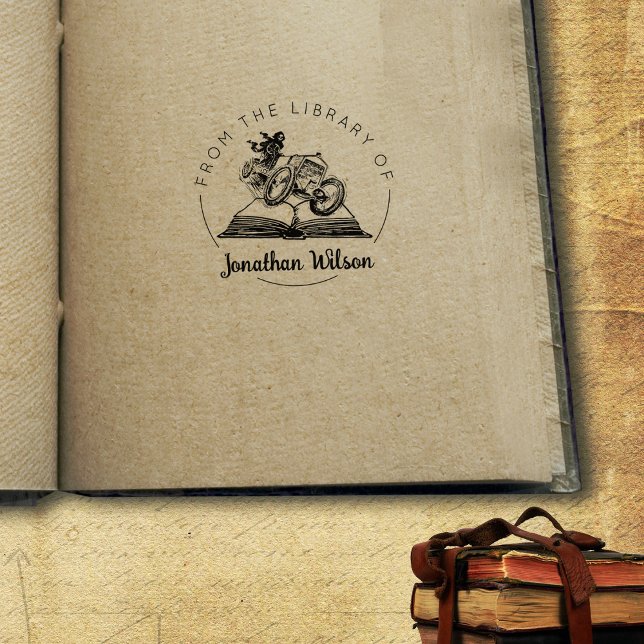 Horror Book From the Library Of,  Rubber Stamp (Creator Uploaded)