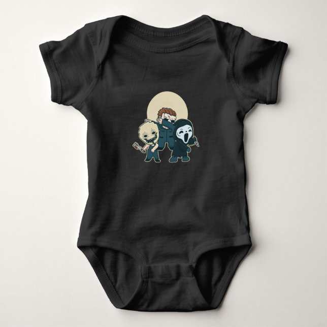 HORROR CHARACTERS BABY BODYSUIT (Front)