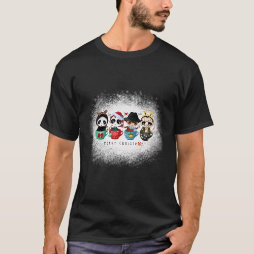 Horror Children In Scary Movie Costumes For T_Shirt