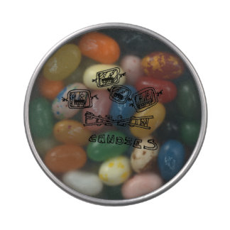 horror clear top candy tin