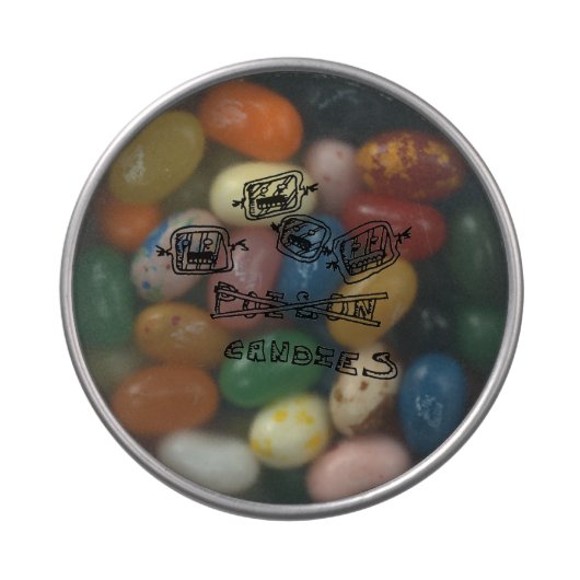 horror clear top candy tin (Top)