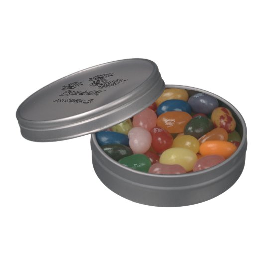 horror clear top candy tin (Opened)