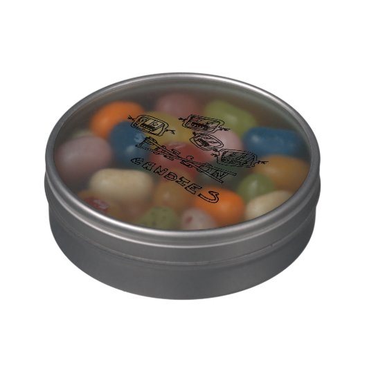 horror clear top candy tin (Side)