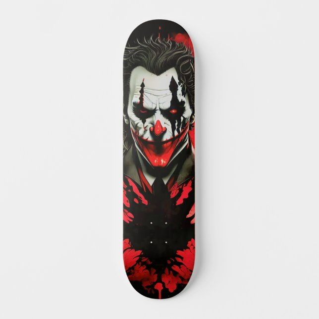 Horror Clown Skateboard (Front)