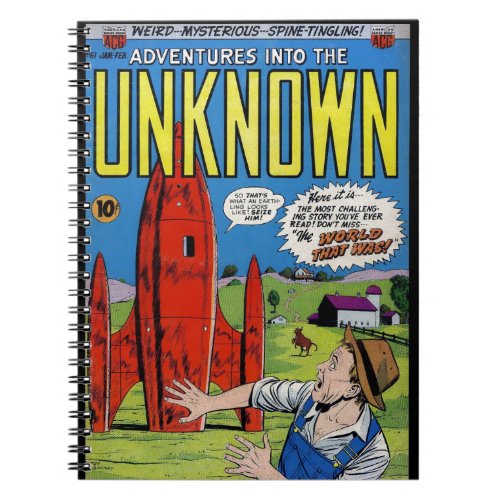 Horror Comics Into the Unknown 61 Notebook