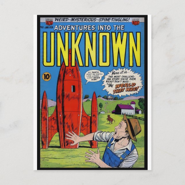 Horror Comics: Into the Unknown 61. Postcard (Front)