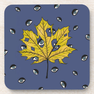 Horror Creepy Goth Weird Witchy Nature Beverage Coaster