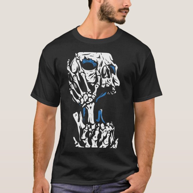 Horror creepy skull T-Shirt (Front)