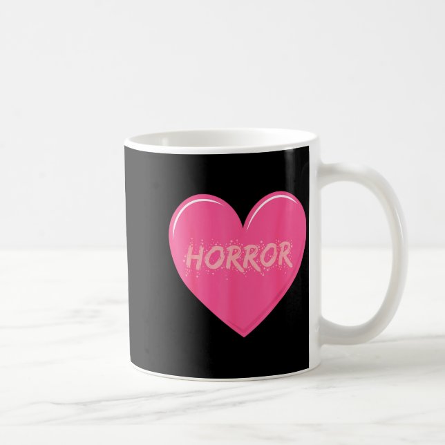 Horror Creepy Yami Kawaii Pastel Nge Valentines  Coffee Mug (Right)