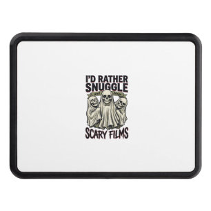 Horror Cuddle Shirt Funny Skull Ghost Movie Night Hitch Cover