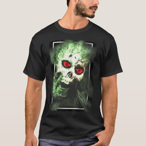 Horror Demon Zombie Satanism Dark Art T_Shirt