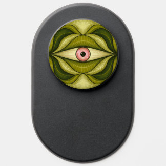 Horror Eye Plant Botanical Green Witch Whimsigoth PopSocket