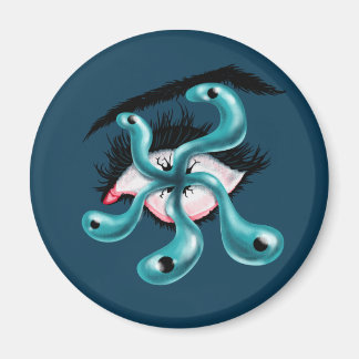 Horror eye tentacle monster weird goth magnet
