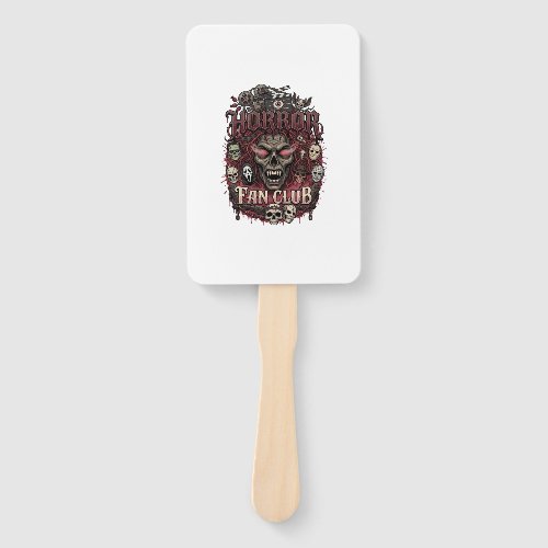 Horror Fan Club Halloween Demon Face Skulls Film R