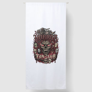 Horror Fan Club Halloween Demon Face Skulls Film R Blackout Curtains