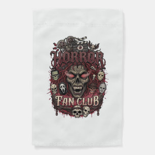 Horror Fan Club Halloween Demon Face Skulls Film R Garden Flag