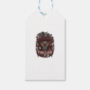 Horror Fan Club Halloween Demon Face Skulls Film R Gift Tags