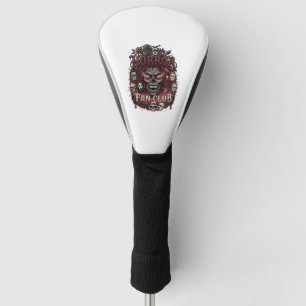 Horror Fan Club Halloween Demon Face Skulls Film R Golf Head Cover