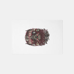 Horror Fan Club Halloween Demon Face Skulls Film R Rug