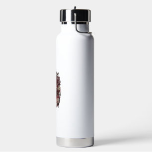Horror Fan Club Halloween Demon Face Skulls Film R Water Bottle