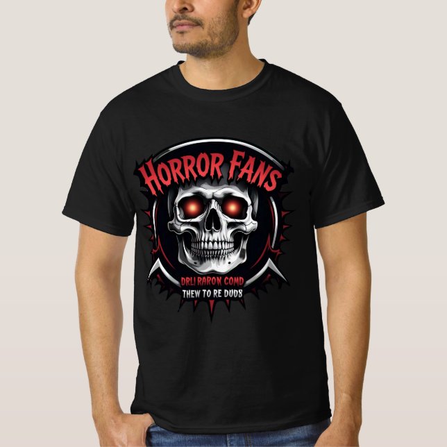 Horror fans T-shirt  (Front)