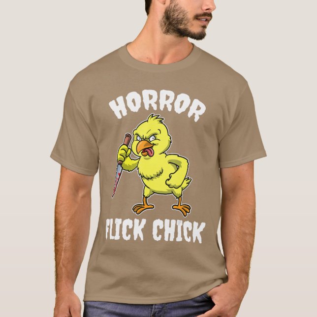 Horror Flick Chick family T-Shirt (Front)