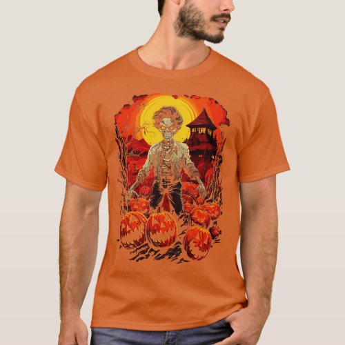 Horror from the East Korean Zombie Halloween T_Shirt