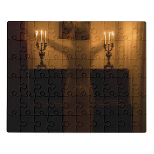 Horror ghosts in room jigsaw puzzle