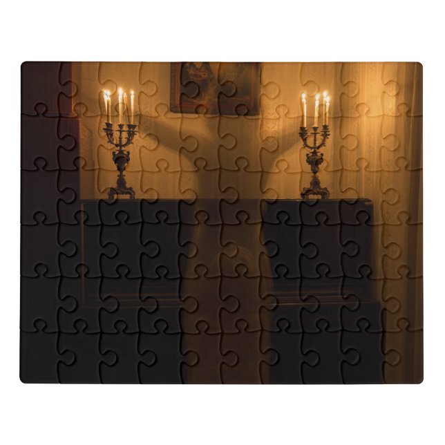 Horror ghosts in room jigsaw puzzle (Puzzle Horizontal)