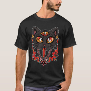 Horror Goth Occult Demon Pentagram Lucifer Sigil S T-Shirt