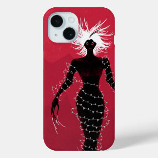 Horror Gothic Macabre Creepy Demon Woman iPhone 15 Case