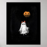Horror Halloween Ghost Fall Pumpkin Soky Season Wo Poster