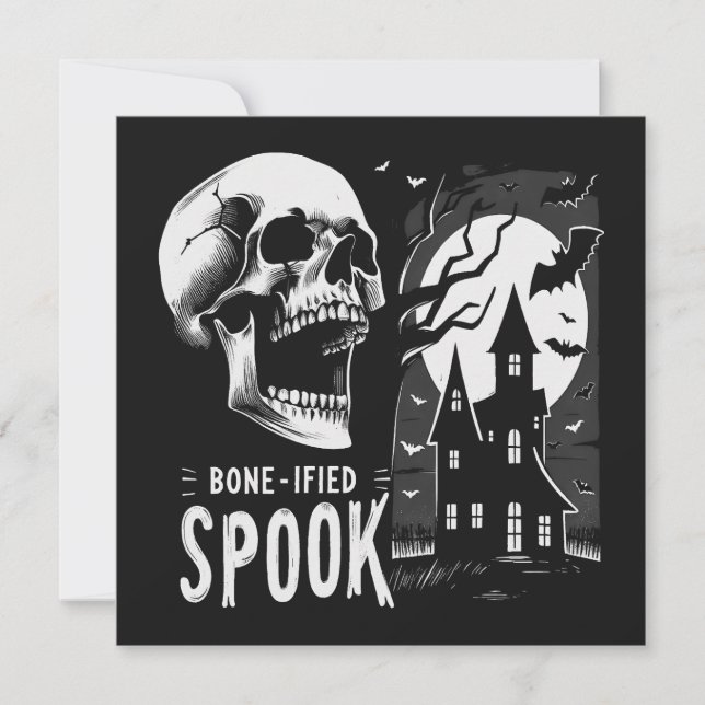 Horror Halloween  Holiday Card (Front)