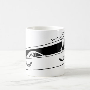 Horror Hand Emerging from Coffin Coffee Mug