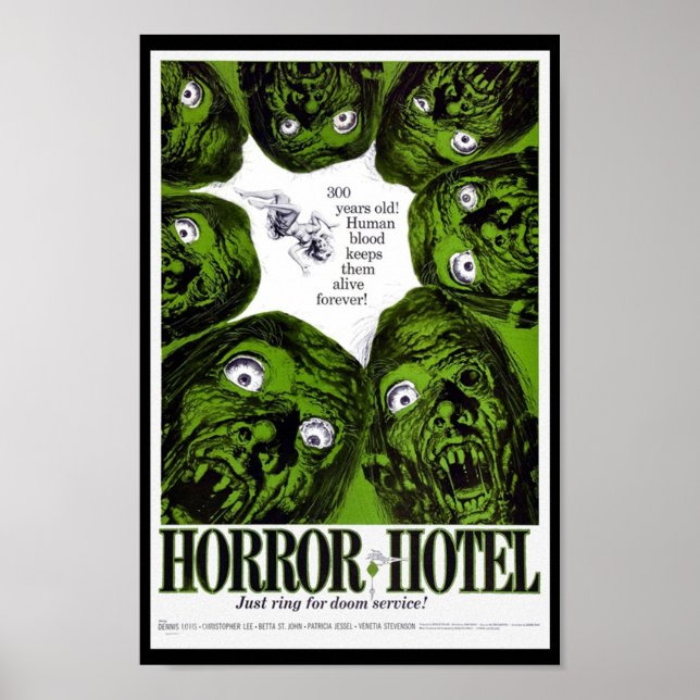 HORROR HOTEL POSTER (Front)