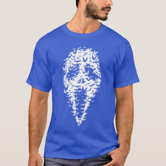 Horror Mask out of Birds family T-Shirt