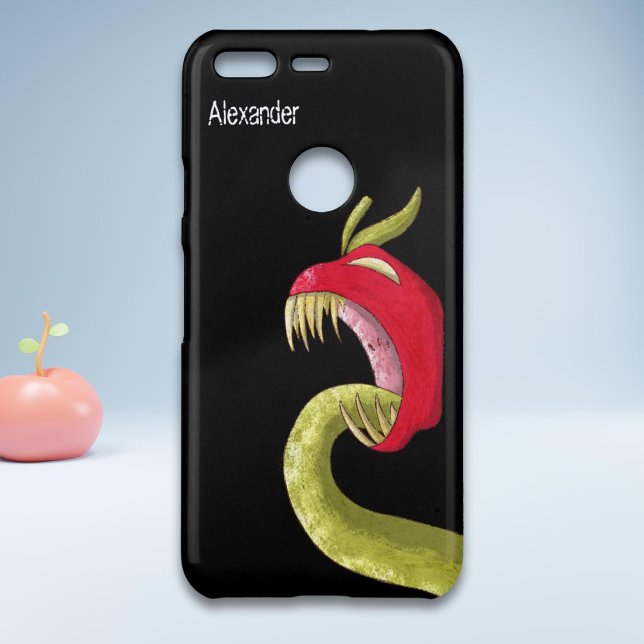 Horror Monster Food Apple Uncommon Google Pixel Case (Creator Uploaded)