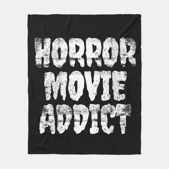 Horror Movie Addict Blanket (Front)