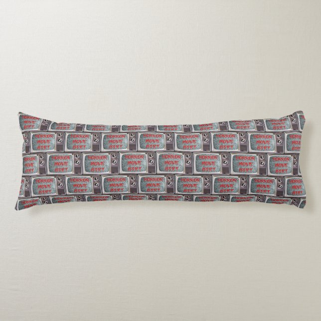 Horror Movie Addict Body Pillow (Front)