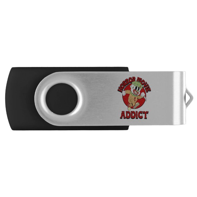 Horror Movie Addict Flash Drive (Front)