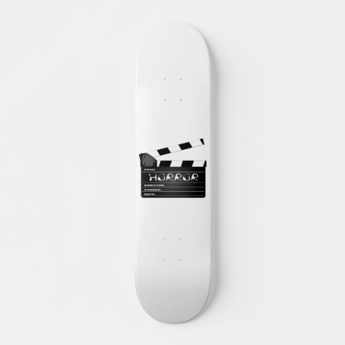 Horror Movie Clapperboard Skateboard