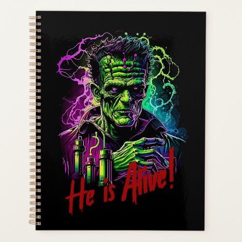 Horror Movie Frankenstein Monster Halloween Planner