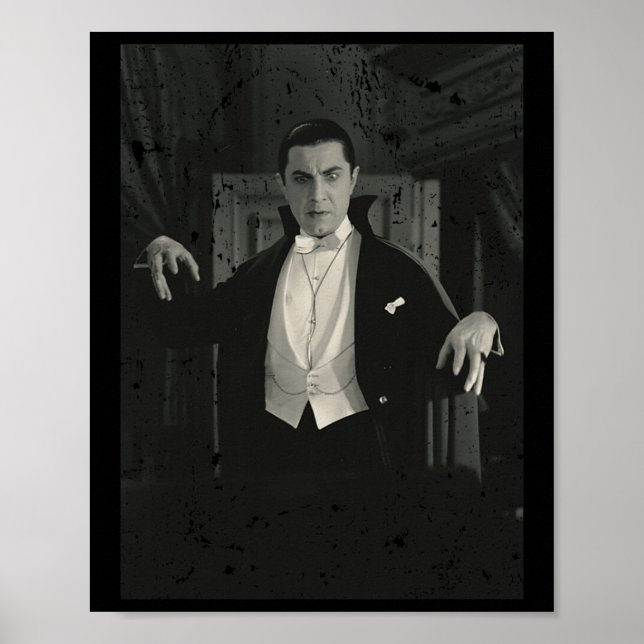 Horror Movie Monster Halloween Count Dracula Vampi Poster (Front)