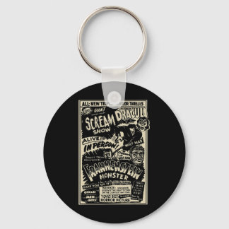 Horror Movie Monster Mummy Dracula Werewolf Franke Keychain