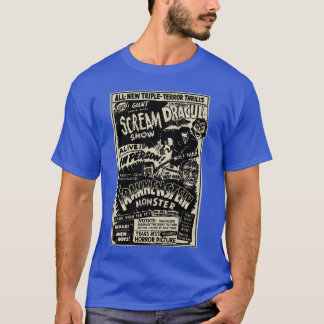 Horror Movie Monster Mummy Dracula Werewolf Franke T-Shirt